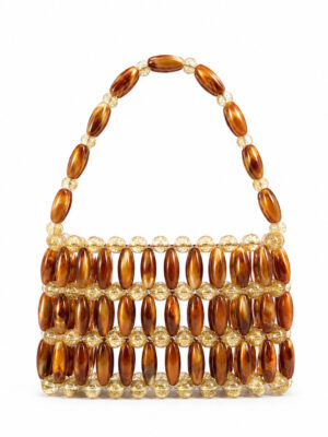 ELLISE Handmade Amber Beaded Bag
