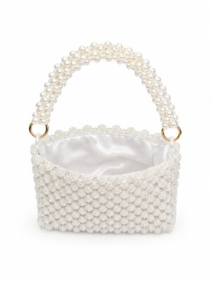 ELLISE Handmade Pearl Blossom Bag