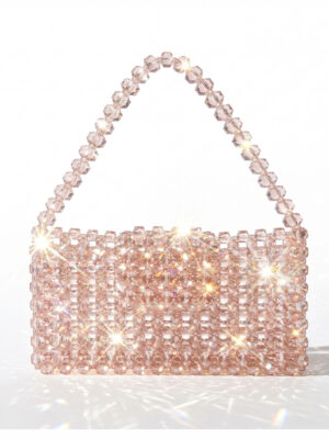 Ellise Crystal Bloom Beaded Bag