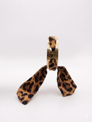 Wild Elegance Ribbon Cuff | Interchangeable Ribbon Bracelet | Ellise