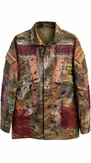 ELLISE Proud Peacock Military Jacket